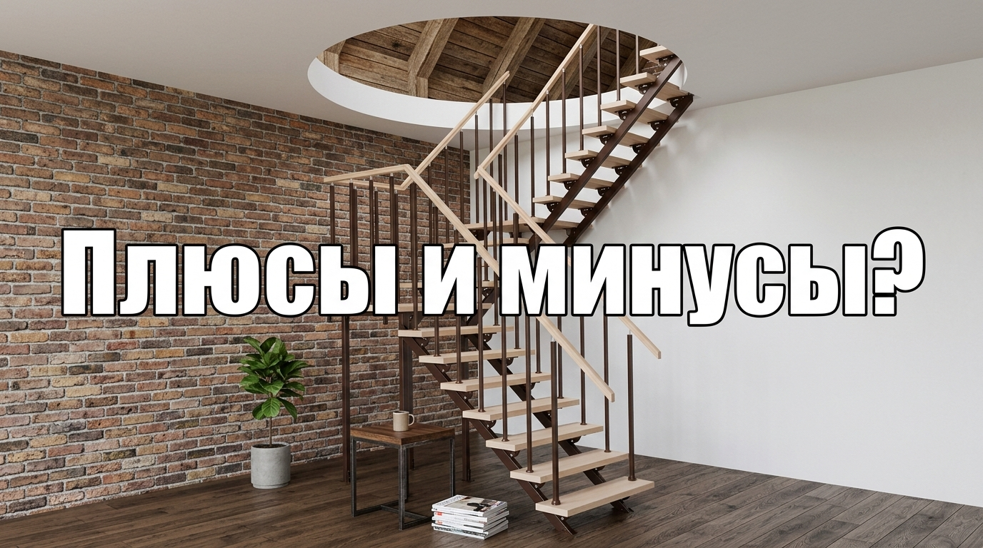 Винтовая лестница для второго этажа