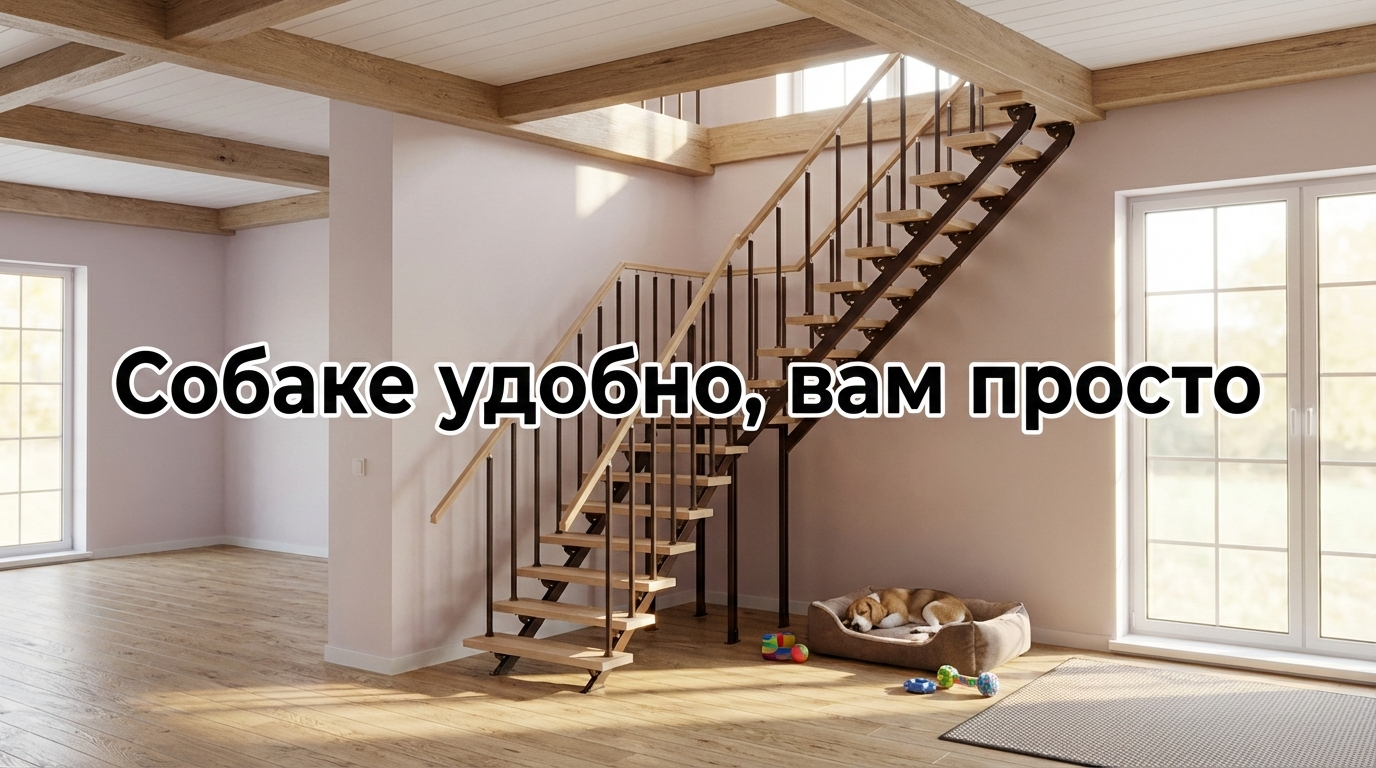 Лестница для собак, сделанная своими руками, для безопасного подъёма