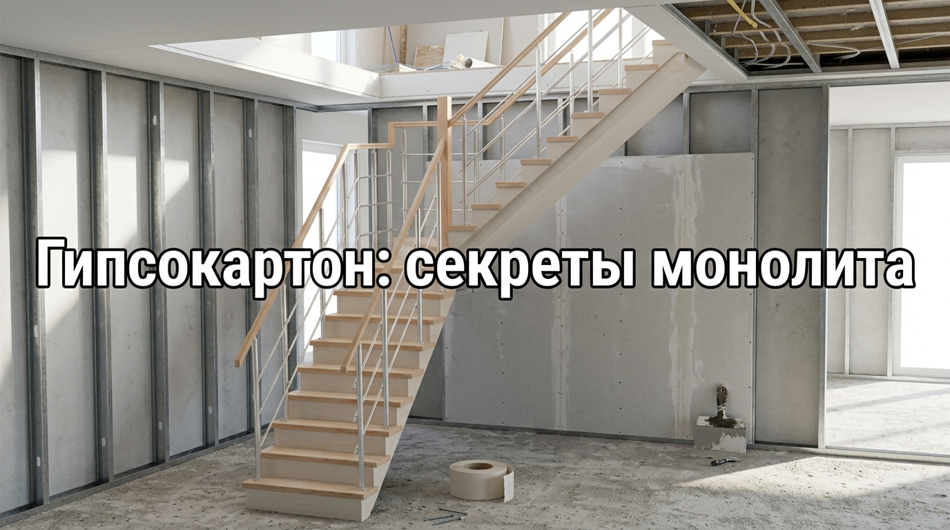Обшивка гипсокартоном на металлокаркас