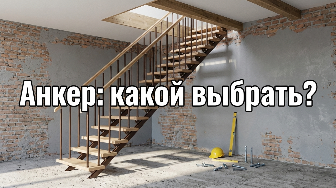 Химический анкер для лестниц