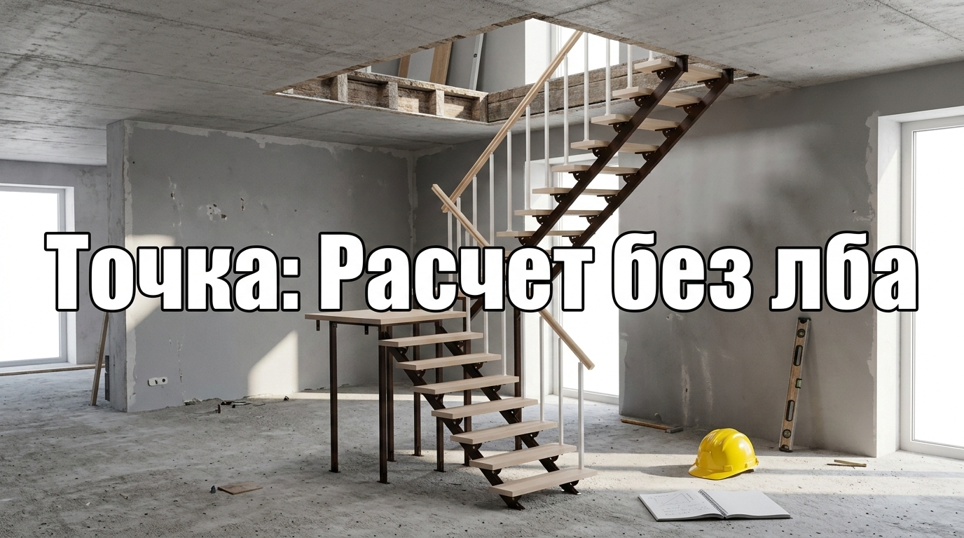 Просвет над головой с расчетом критической точки для безопасного подъема