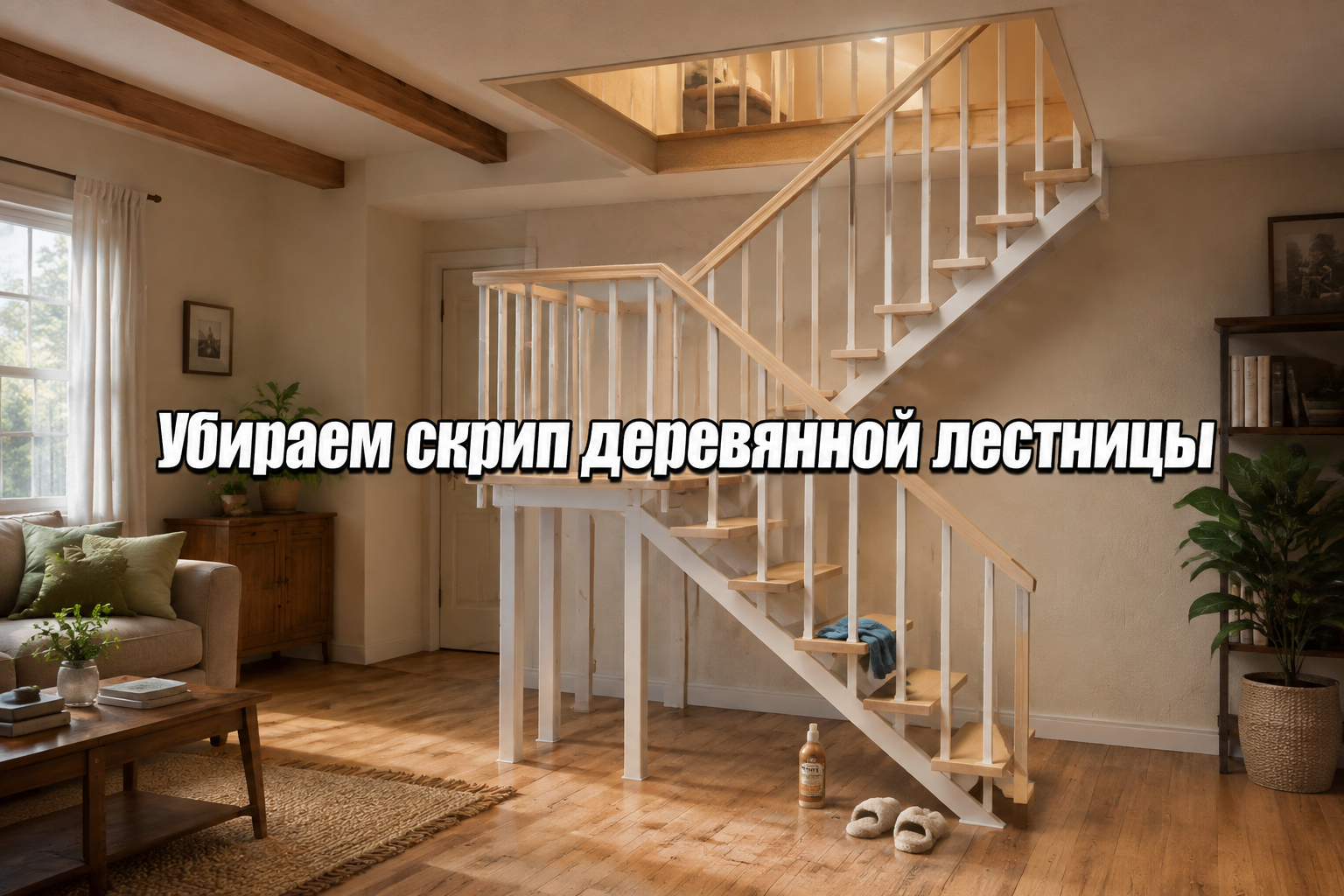 Скрип деревянной лестницы и способы его устранения