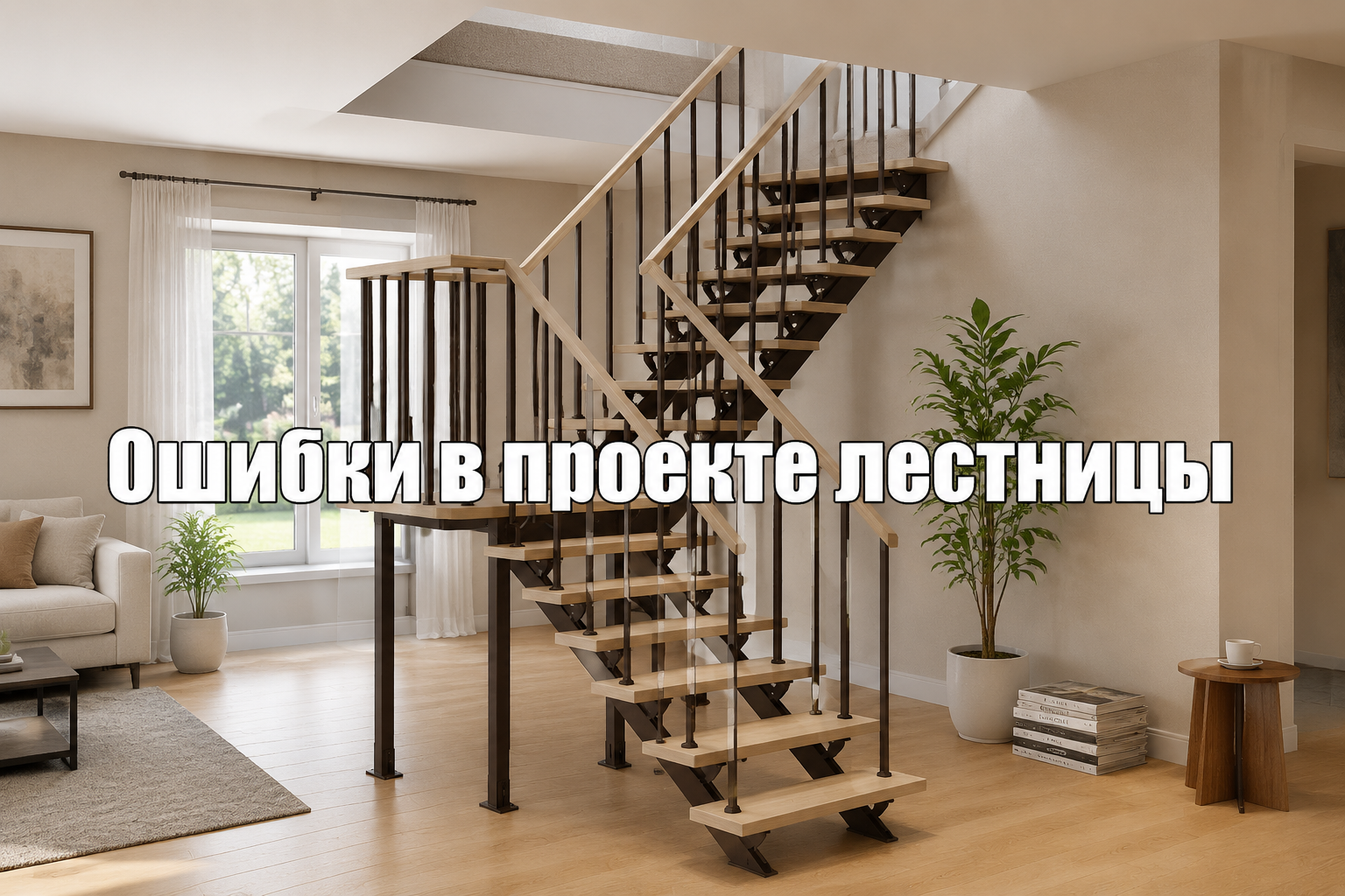 Ошибки при выборе и проектировании лестницы на второй этаж в частном доме