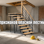 Безопасность лестницы с учетом опасных признаков