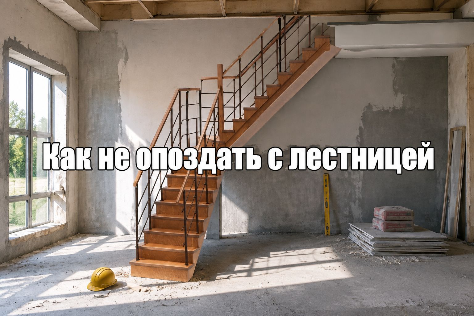 Заказать лестницу и избежать срыва сроков