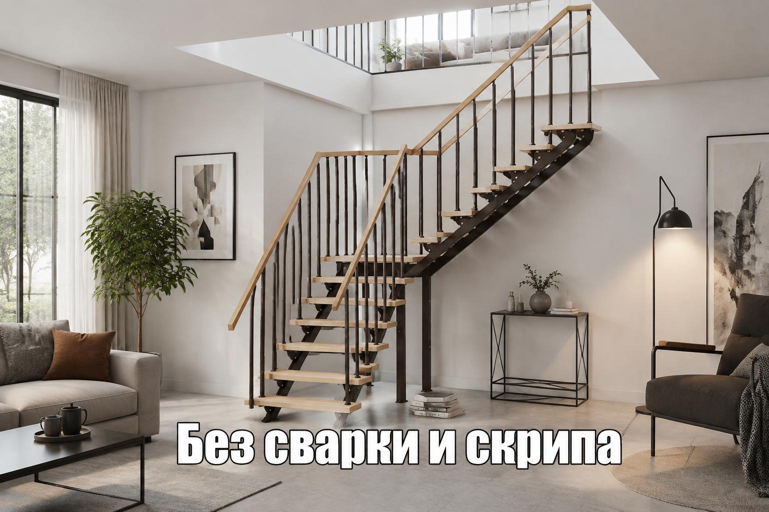 Модульная лестница OK.LEVIN с преимуществами перед сварными лестницами
